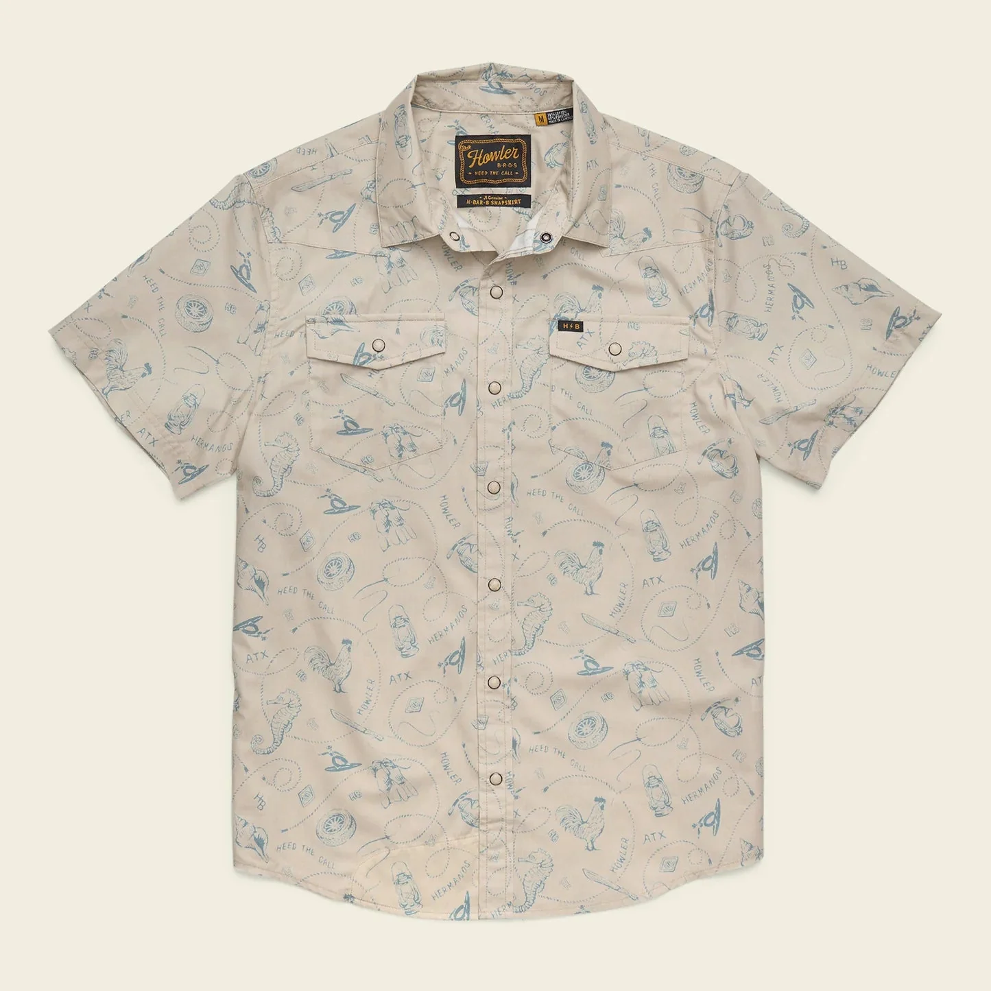 M H BAR B SNAPSHIRT - Image 6