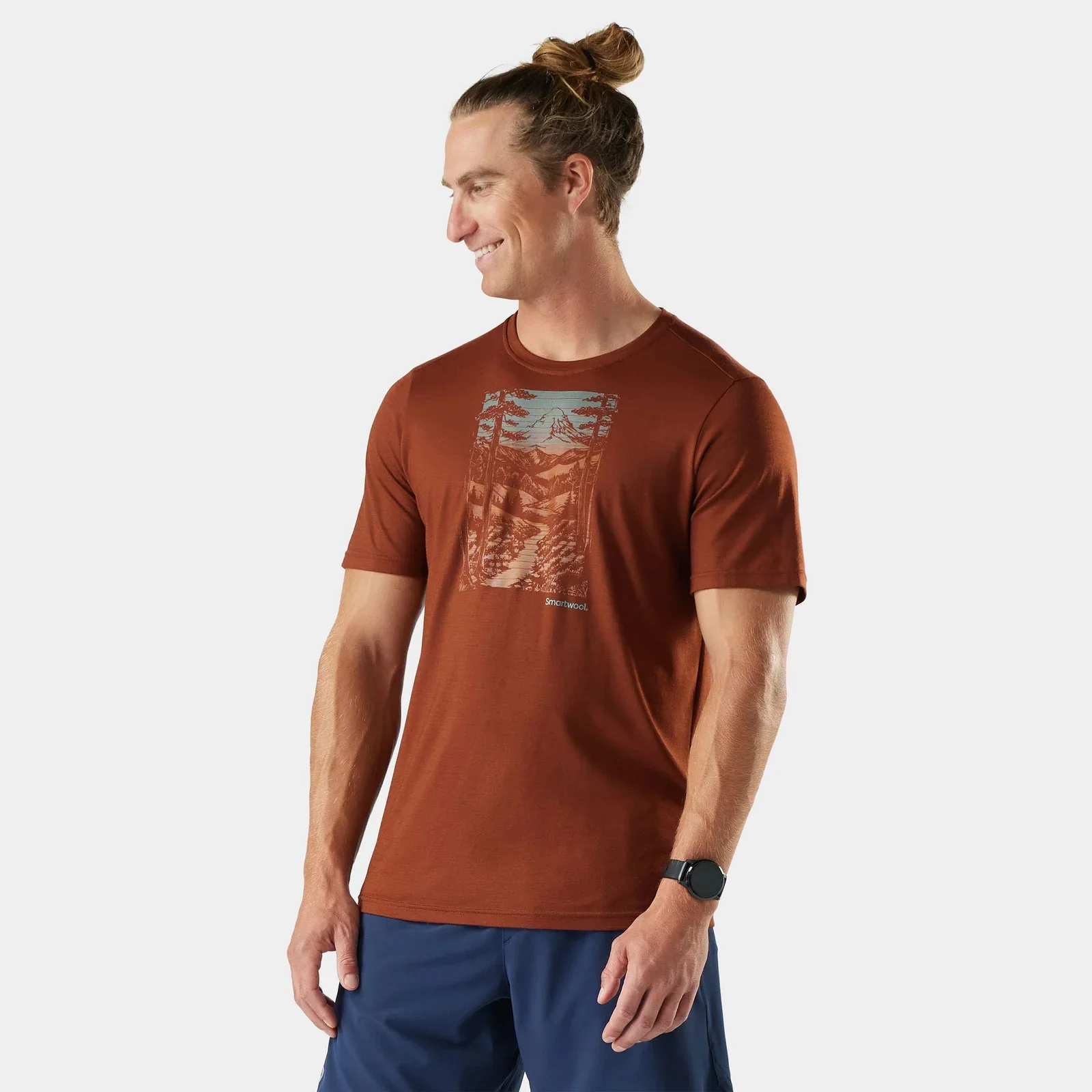 M WINDING TRAIL ACTIVE SHORT SLEEVE GRAPHIC TEE - Image 2