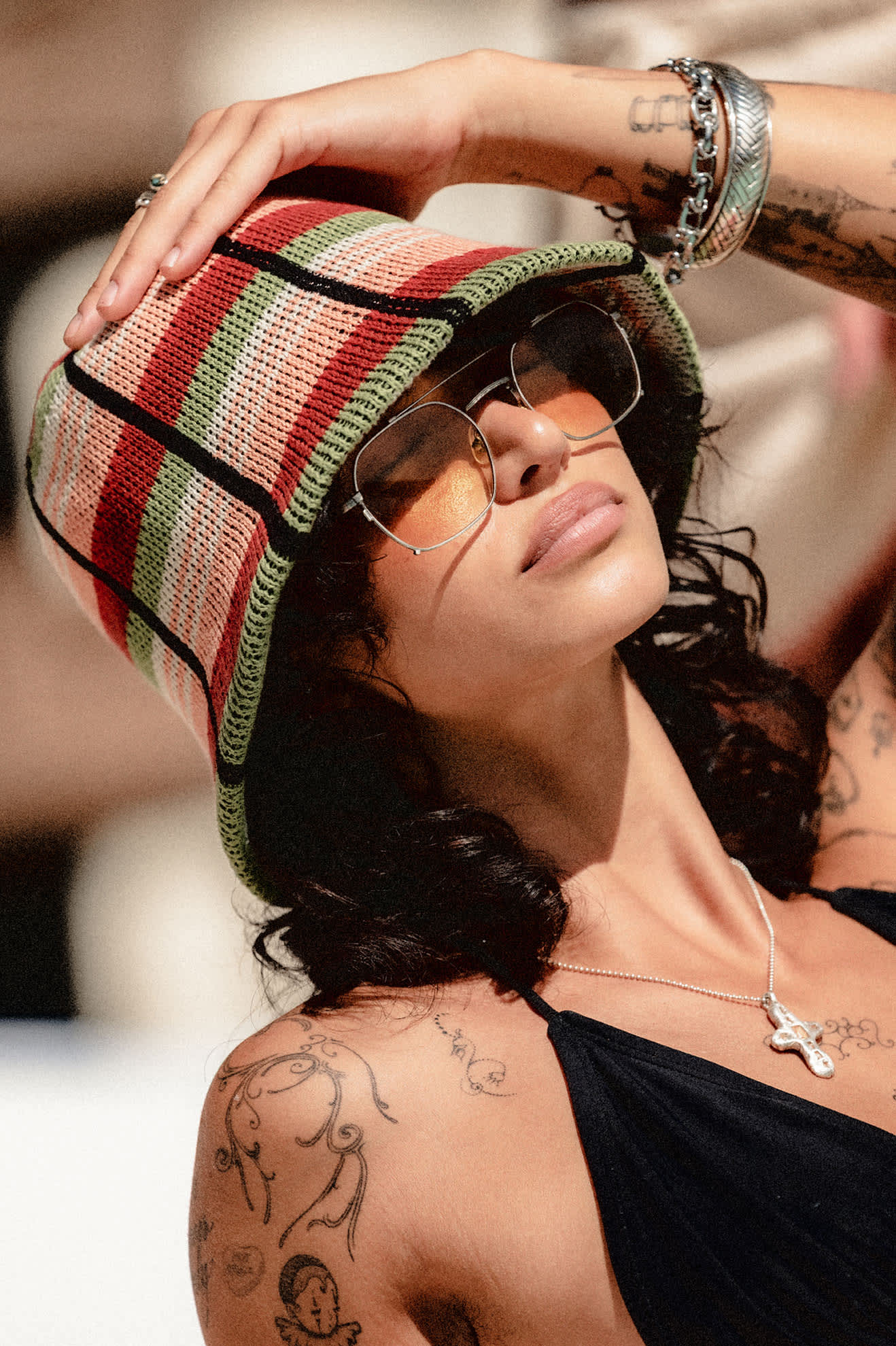 W LISBOA KNIT PACKABLE BUCKET HAT - Image 2