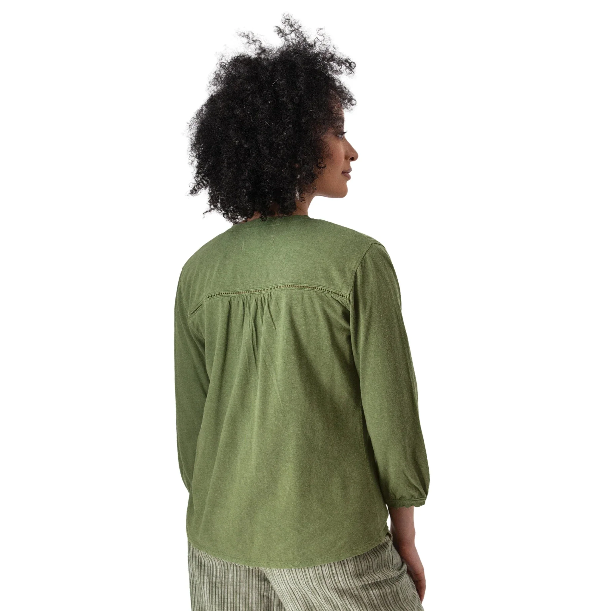 W SIMONE 3/4 SLEEVE TOP - Image 2