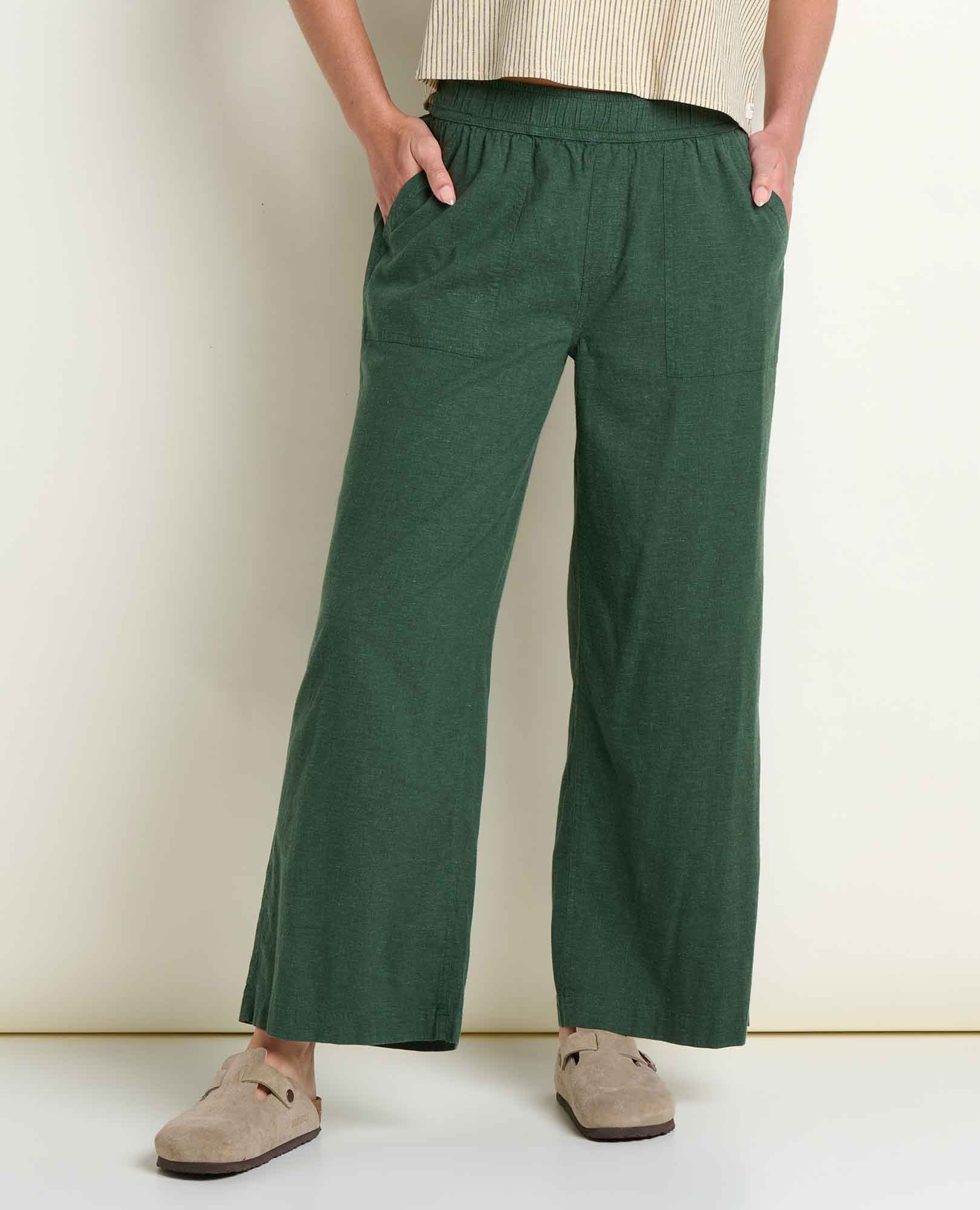 W TAJ HEMP WIDE LEG PANT